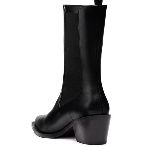 Stuart Weitzman Miley Western Inspired Boot - Black 7.5 - Picture 5 of 16
